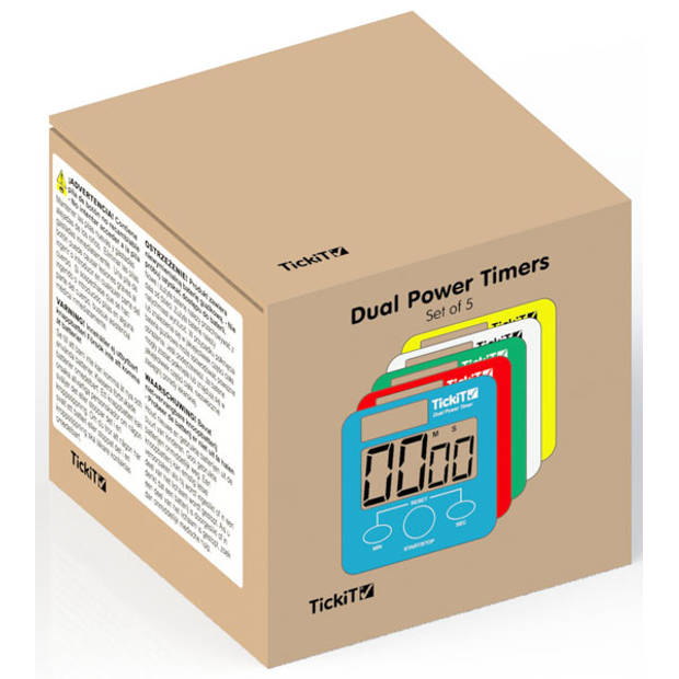 Tickit DUAL POWER TIMERS