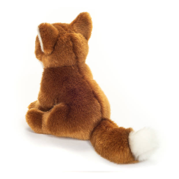 Hermann Teddy Knuffeldier Vos - zachte pluche stof - premium knuffels - rood - 20 cm - Knuffeldier