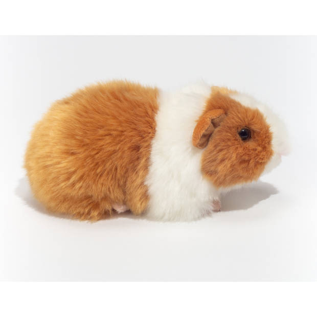 Hermann Teddy Knuffeldier Cavia - pluche stof - premium kwaliteit knuffels - multi kleuren - 20 cm - Knuffel huisdieren