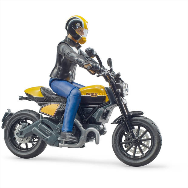 Bruder bworld Ducati Scrambler met rijder (63053)