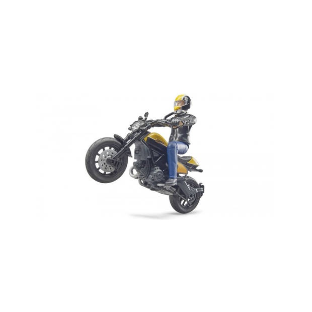 Bruder bworld Ducati Scrambler met rijder (63053)