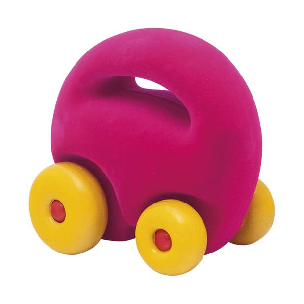 Rubbabu Mascotte auto roze