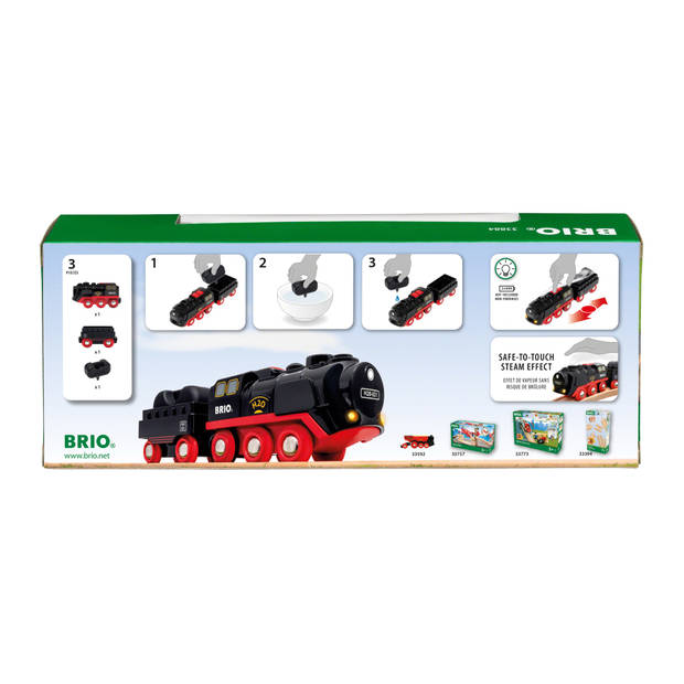 BRIO Stoomtrein op batterijen - 33884