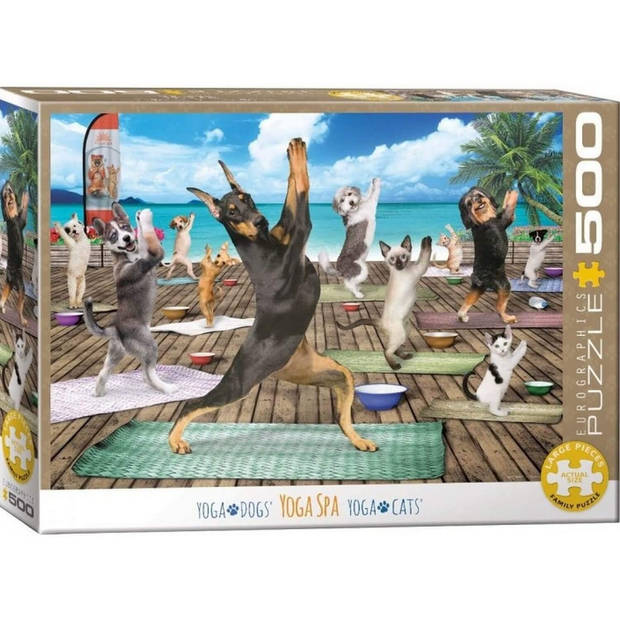 Eurographics puzzel Yoga Spa - 500 stukjes