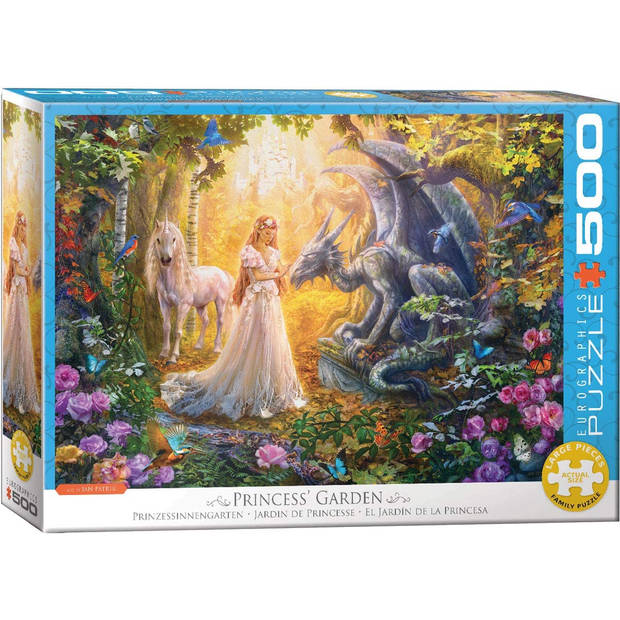 Eurographics puzzel Princess' Garden - 500 XL stukjes