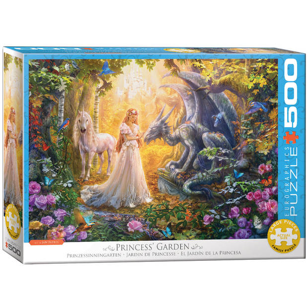 Eurographics puzzel Princess' Garden - 500 XL stukjes