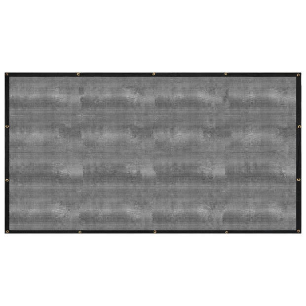 vidaXL Aanhangwagennet 2x3 m HDPE zwart