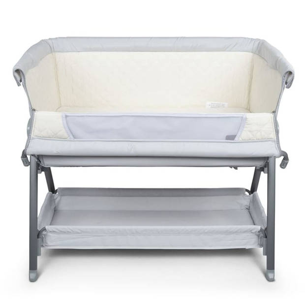 Baninni Co-sleeper Elia 92x55x82 cm lichtgrijs