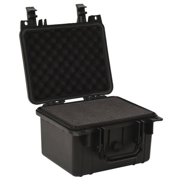 vidaXL Flightcase draagbaar 27x25x18 cm PP zwart