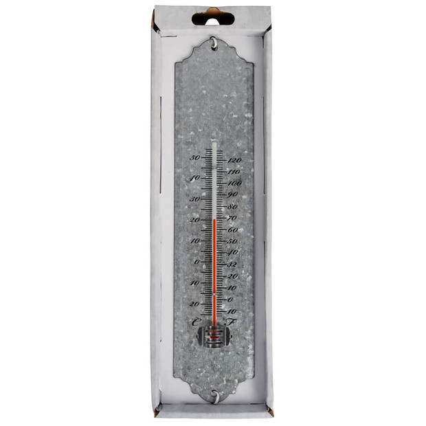 Buiten thermometer oud zink 30 cm - Buitenthermometers