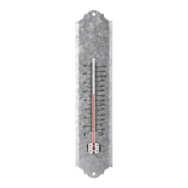Buiten thermometer oud zink 30 cm - Buitenthermometers