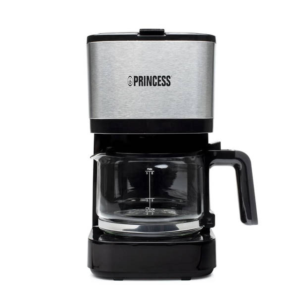 Princess Filterkoffiezetapparaat Compact 8 600 W 0,75 L zwart zilver