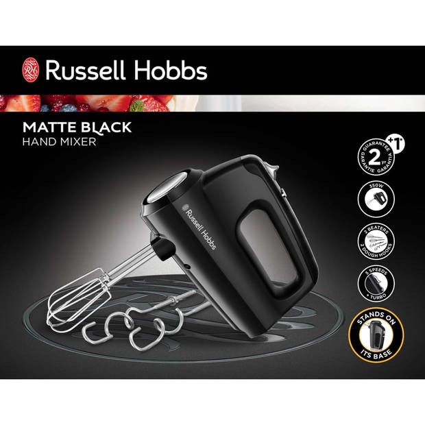 Russell Hobbs 24672-56 mat zwart handmixer