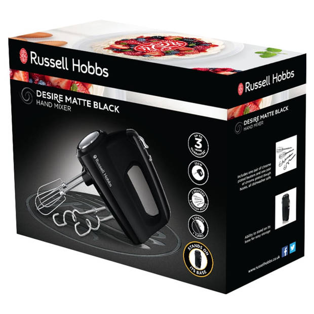 Russell Hobbs 24672-56 mat zwart handmixer
