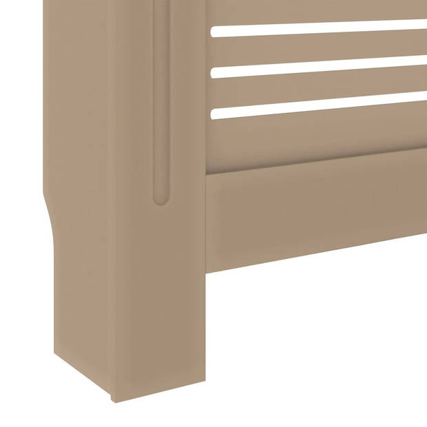 The Living Store Radiatorkast - MDF - 142-205x20.5x82 cm