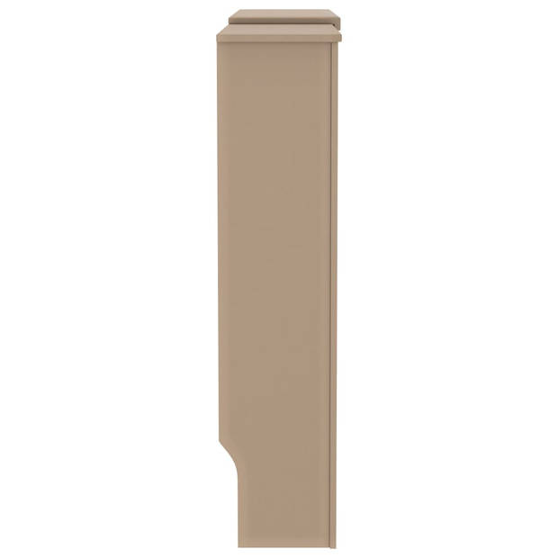 The Living Store Radiatorkast - MDF - 142-205x20.5x82 cm