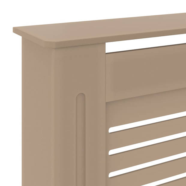 The Living Store Radiatorkast - MDF - 142-205x20.5x82 cm