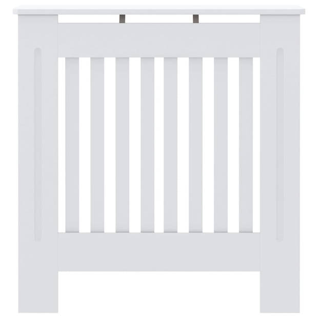 The Living Store Radiatorkast - MDF - 78 x 19 x 81.5 cm - wit