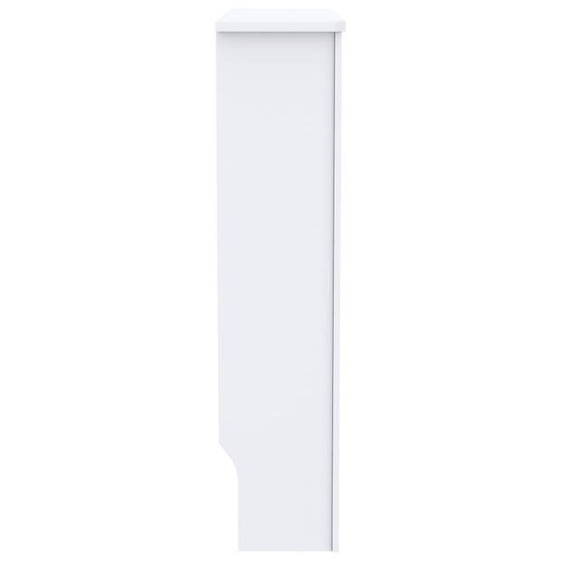 The Living Store Radiatorkast - MDF - 78 x 19 x 81.5 cm - wit