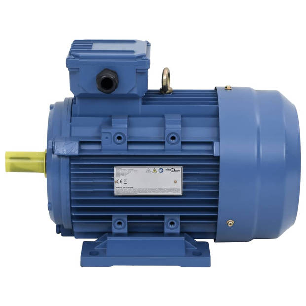 vidaXL Elektromotor 3 fase 4 kW/5,5 pk 2-polig 2840 rpm aluminium