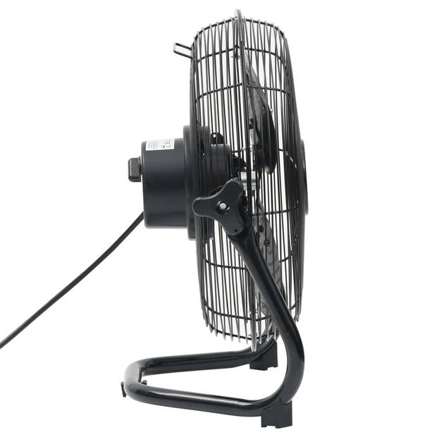 vidaXL Vloerventilator 3 snelheden 120 W 60 cm zwart