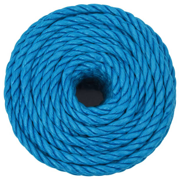 vidaXL Werktouw 24 mm 50 m polypropeen blauw