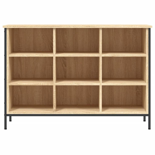 vidaXL Schoenenkast 100x35x70 cm bewerkt hout sonoma eikenkleurig