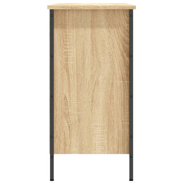 vidaXL Schoenenkast 100x35x70 cm bewerkt hout sonoma eikenkleurig