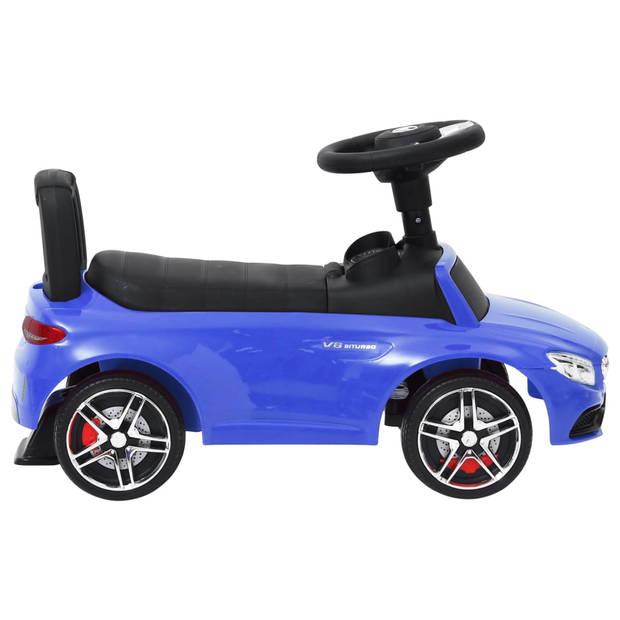 vidaXL Loopauto Mercedes Benz C63 blauw