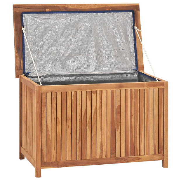 vidaXL Opbergbox 90x50x58 cm massief teakhout