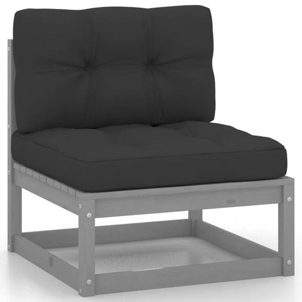 The Living Store Loungeset Bergen - Tuinset - 70x70x67cm - Grenenhout