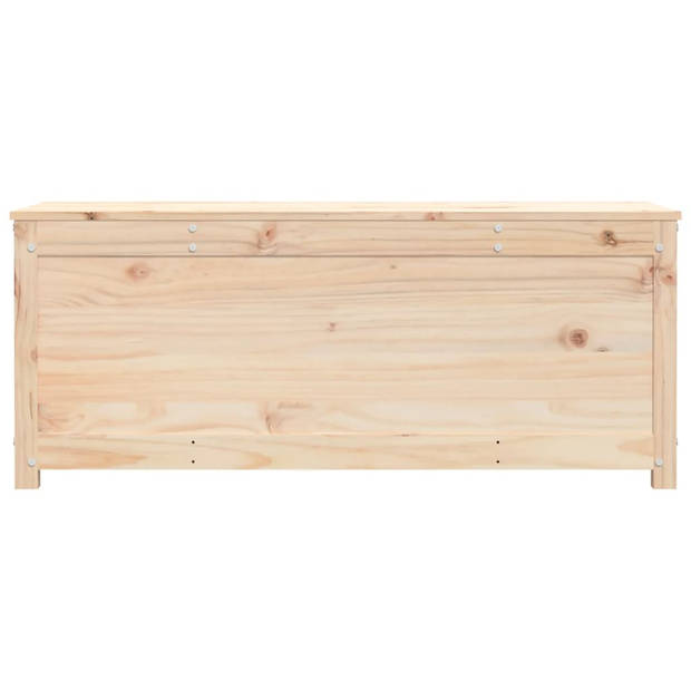 vidaXL Opbergbox 110x50x45,5 cm massief grenenhout