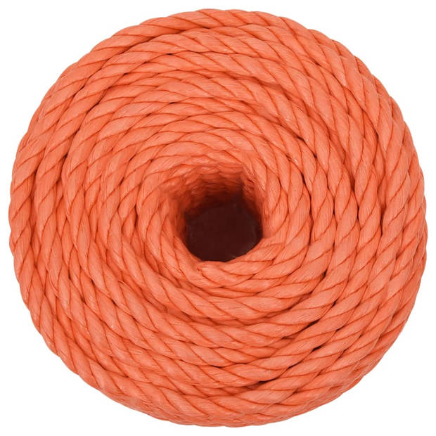 vidaXL Werktouw 20 mm 100 m polypropeen oranje