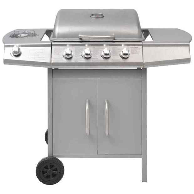 The Living Store Gasbarbecue X - Buiten BBQ - 104 x 55.4 x 97.7 cm - Robuust design