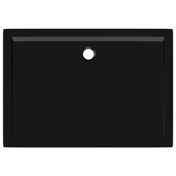 vidaXL Douchebak rechthoekig 70x100 cm ABS zwart