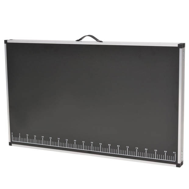 vidaXL Behangtafel inklapbaar 200x60x78 cm MDF en aluminium