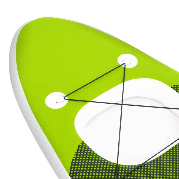 vidaXL Stand Up Paddleboardset opblaasbaar 300x76x10 cm groen