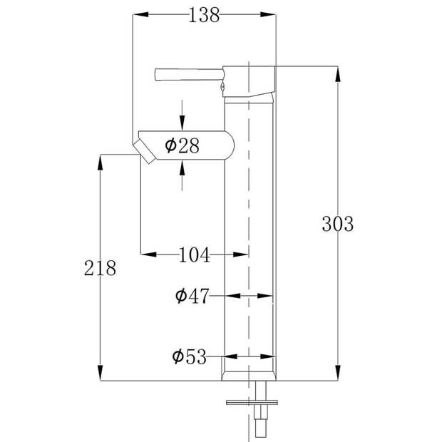 vidaXL Badkamer mengkraan 2 st chroom