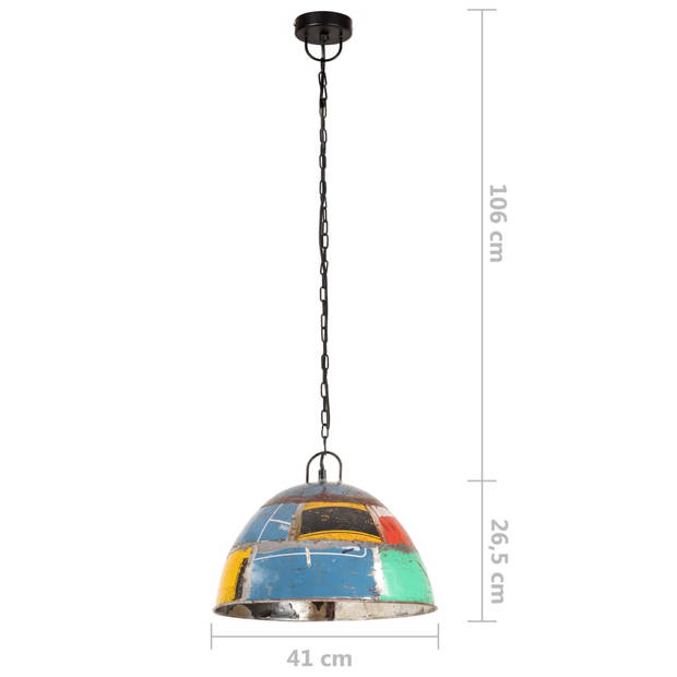 The Living Store Hanglamp Iron Multi Color - 106 cm - E27 fitting