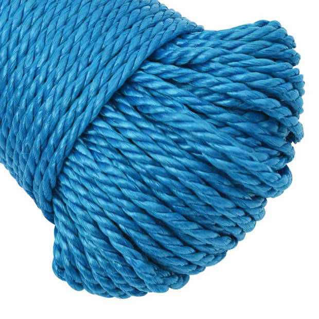 vidaXL Werktouw 3 mm 100 m polypropeen blauw