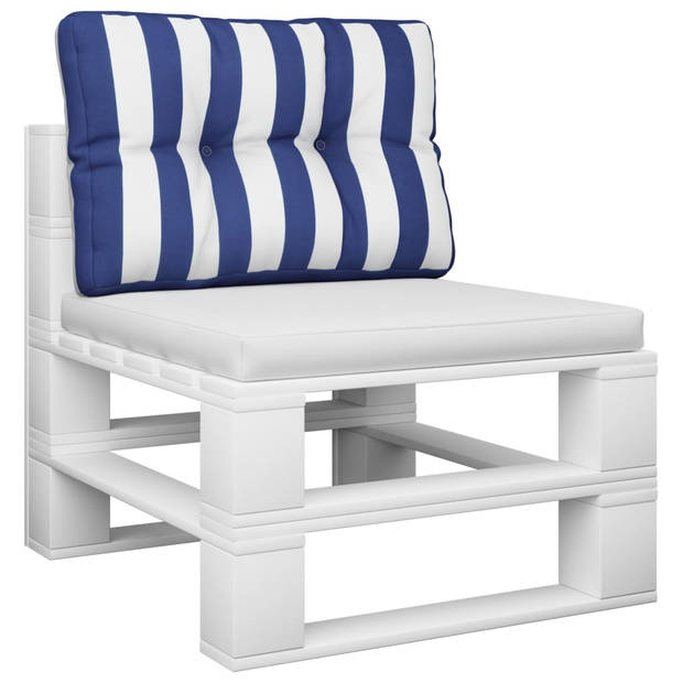 The Living Store Palletkussen - Polyester - 60 x 40 x 12 cm - Waterafstotend