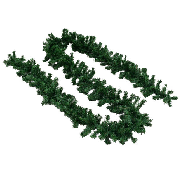 vidaXL Kerstslingers 4 st 270 cm PVC groen