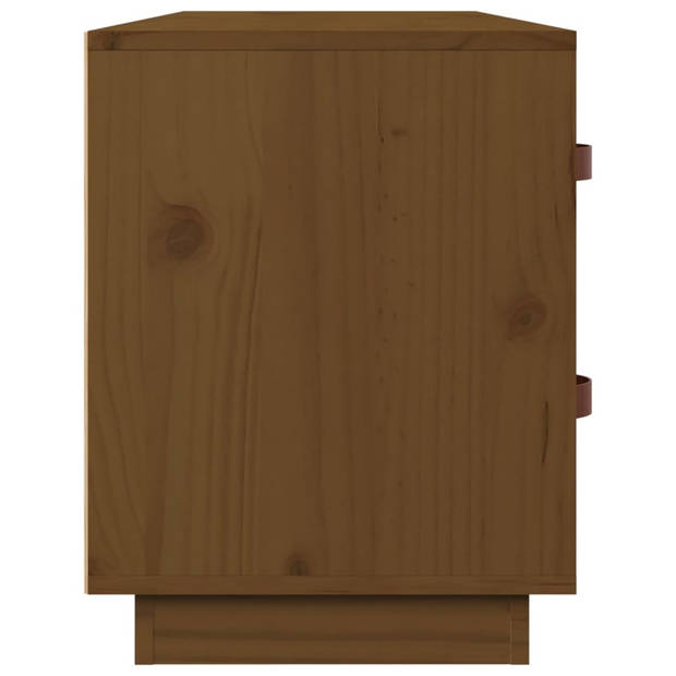 The Living Store Houten Schoenenkast - Gang - 100 x 34 x 45 cm - Massief grenenhout