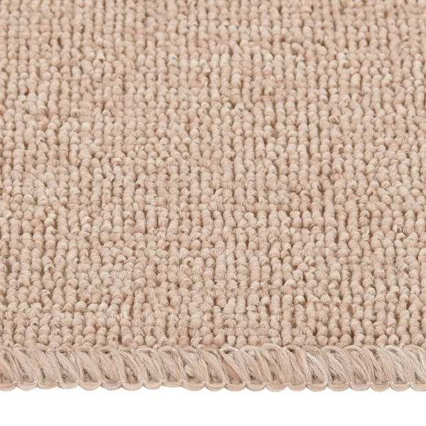 vidaXL Trapmatten 15 st anti-slip rechthoekig 60x25 cm beige