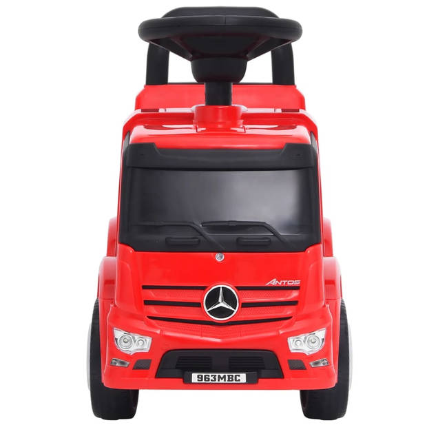 The Living Store Loopauto Mercedes Benz - Rood - Kunststof - 62 x 27 x 44 cm - Duwauto 12-36 maanden - Officieel