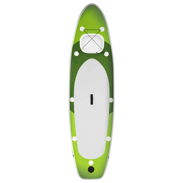 vidaXL Stand Up Paddleboardset opblaasbaar 300x76x10 cm groen