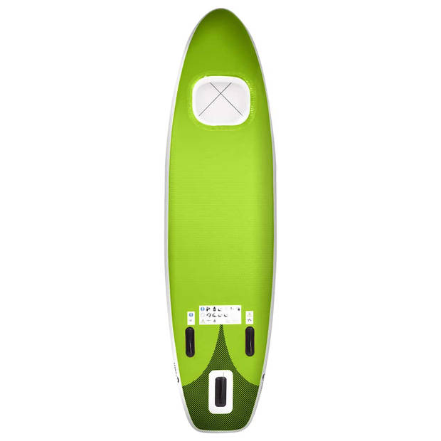 vidaXL Stand Up Paddleboardset opblaasbaar 330x76x10 cm groen