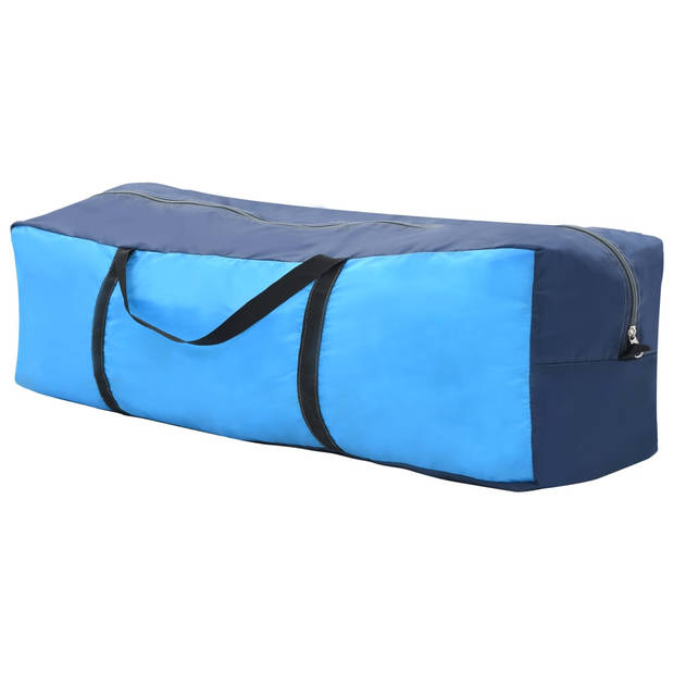 vidaXL Zwembadtent 660x580x250 cm stof blauw