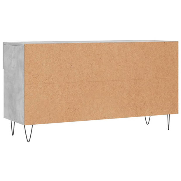 The Living Store Schoenenbank - Betongrijs - 102 x 35 x 55 cm - Trendy en praktisch