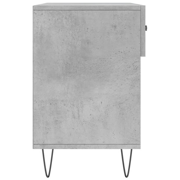 The Living Store Schoenenbank - Betongrijs - 102 x 35 x 55 cm - Trendy en praktisch